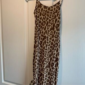 NWT Size Small Cheetah Print Maxi Dress